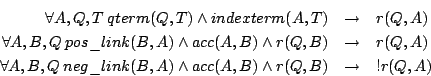 formula expressed in predicate logic