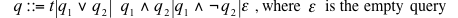 Formula for Definition 5 (query language)