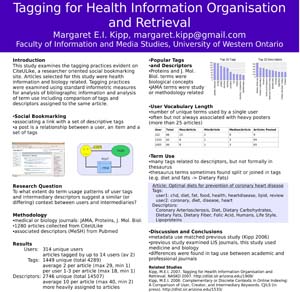 Tagging for Health Information Organization and Retrieval